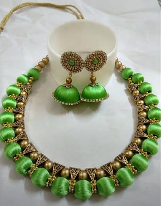 Royal Silk Thread Jewelry Set