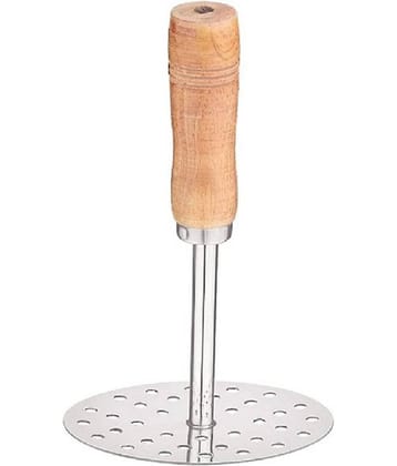 Dynore - Silver Stainless Steel Potato Masher ( Pack of 1 )