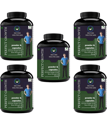 Secure Healthcare Perfect Growth Chocolate flavor 0.5 kg Powder Pack of 5
