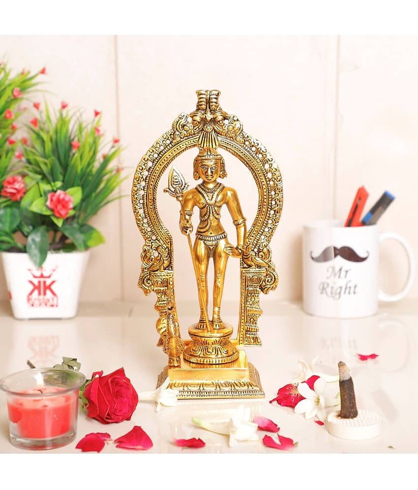 KridayKraft Aluminium Karthikeya Swamy Idol ( 25 cm )