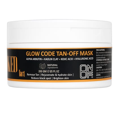 Glow code tan-off mask
