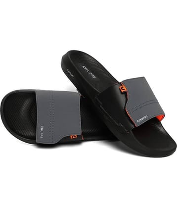 CHUPPS Dark Grey Men's Slide Flip Flop