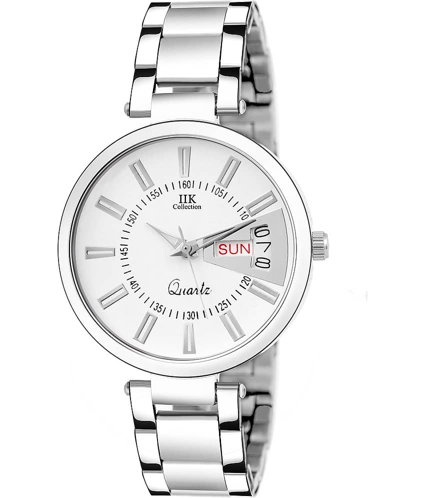 IIK COLLECTION Stainless Steel Round Womens Watch