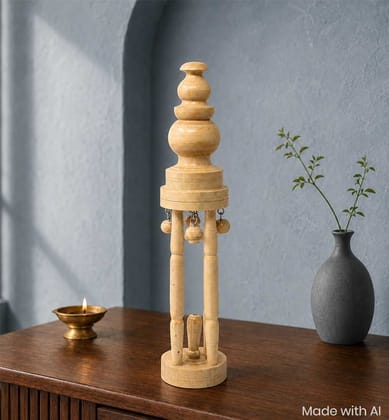 Handcrafted Lacquerware Wooden Temple