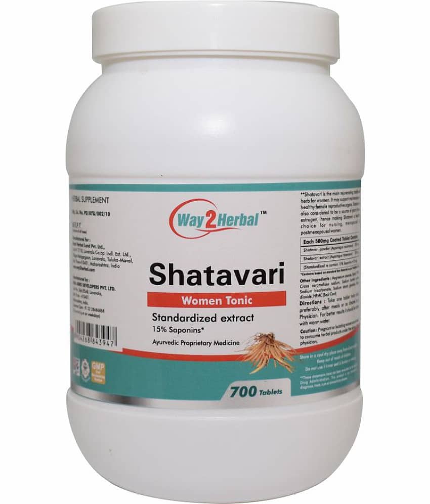 Way2Herbal Shatavari Tablet 700 No.S Pack of 1