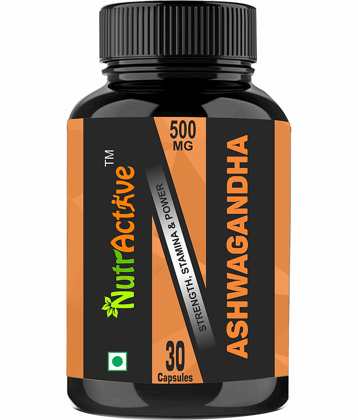 NutrActive Ashwagandha Capsules (500mg) 30 no.s