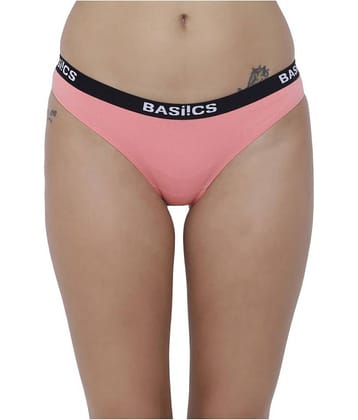 BASIICS By La Intimo Cotton Women's Briefs ( Orange )