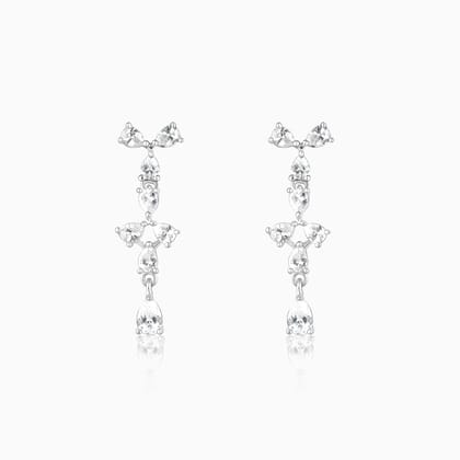 Silver Sparkling Beauty Earrings