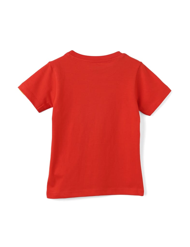 Trendy Kids Boys T shirt Cotton Fiery Red lil Cool Dino 2025 at ShopCircuit | ONDC
