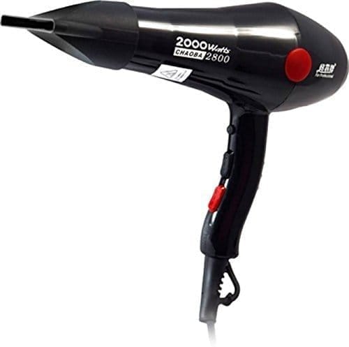 Chaoba Hair Dryer  2000W Professional Hot and Cold Hair Dryers with 2 Switch Speed Setting and Thin Styling Nozzle,Diffuser, for Men and Women (Standerd)