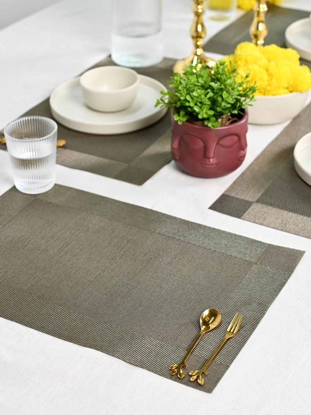 VON CASA Green Placemat Set Of 6