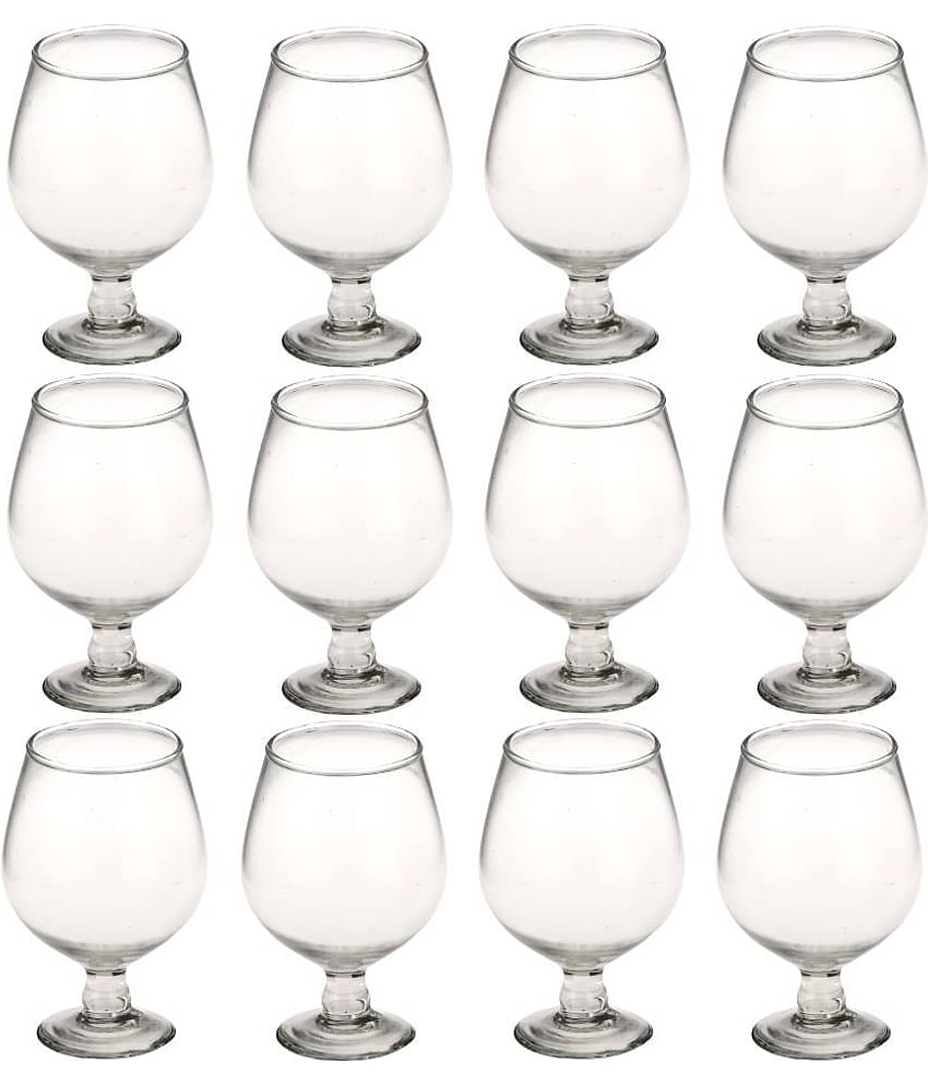 Somil Wine  Glasses Set,  300 ML - (Pack Of 12)