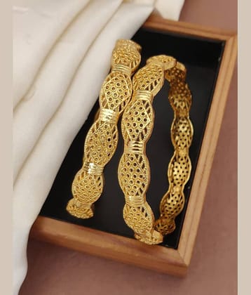 Shivay Fashion Gold Bangle ( Pack of 1 )