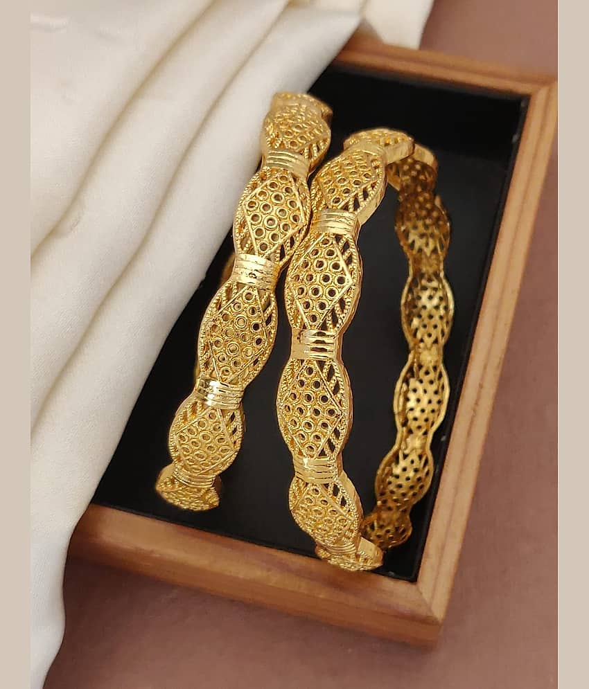 Shivay Fashion Gold Bangle ( Pack of 1 )
