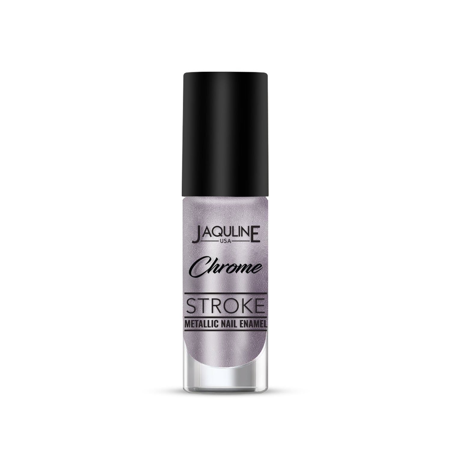 Jaquline USA Chrome Stroke Nail Polish| Intense Metallic Finish| Long Lasting| Intense Shine - Tech Purple 02