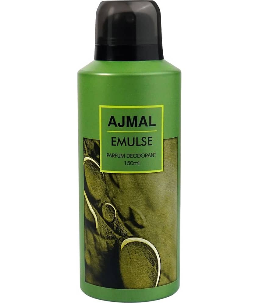 Ajmal Emulse Deodorant Floral Perfume 150ML LongLasting Scent Spray Gift For Men and Women Pack of 1