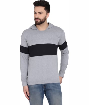 Galatea Cotton Blend Hooded Men's Sweatshirt - Black ( Pack of 1 )