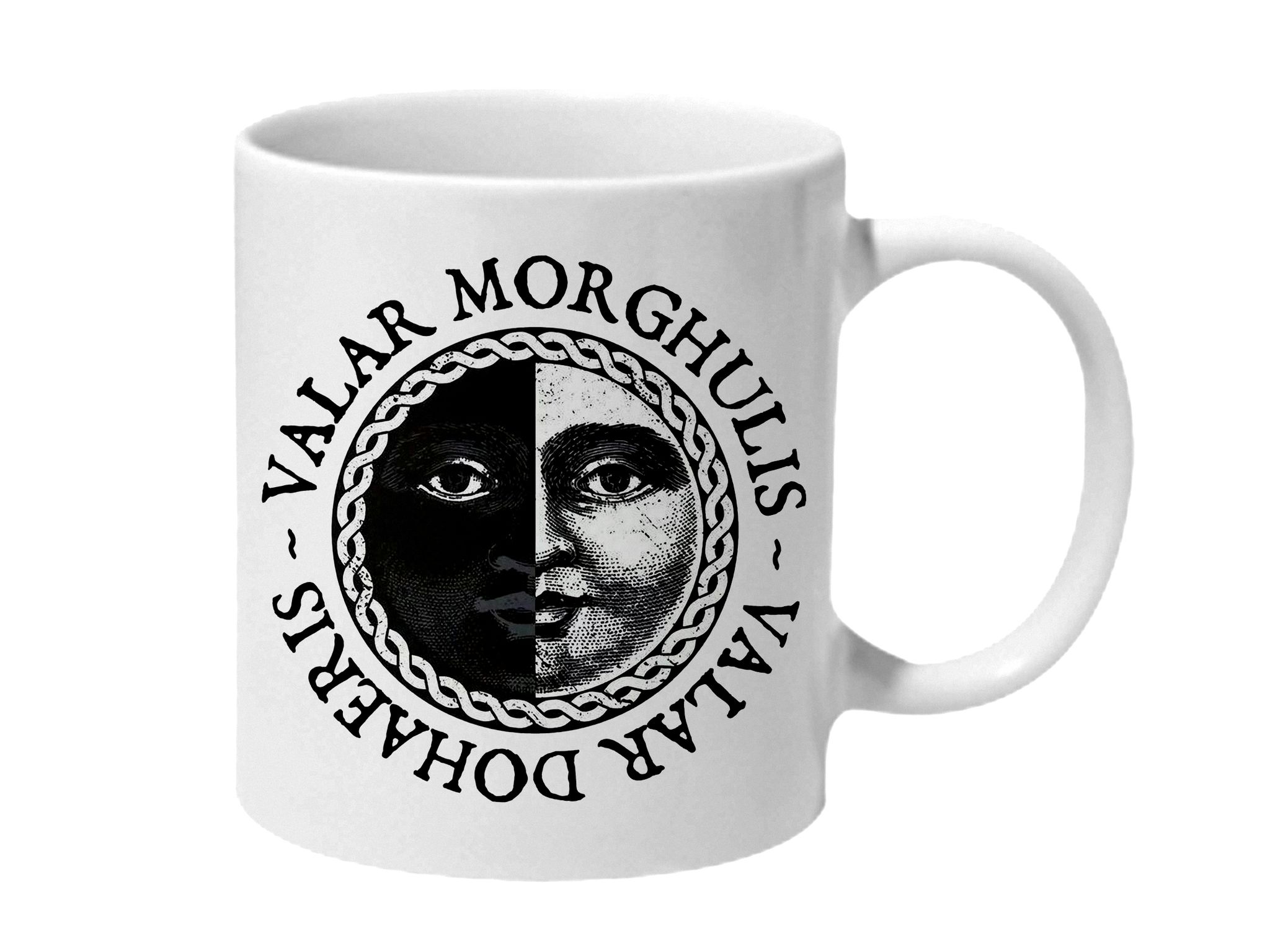 Multicolor Valar Morghulis Valar Dohaeris Ceramic Mug