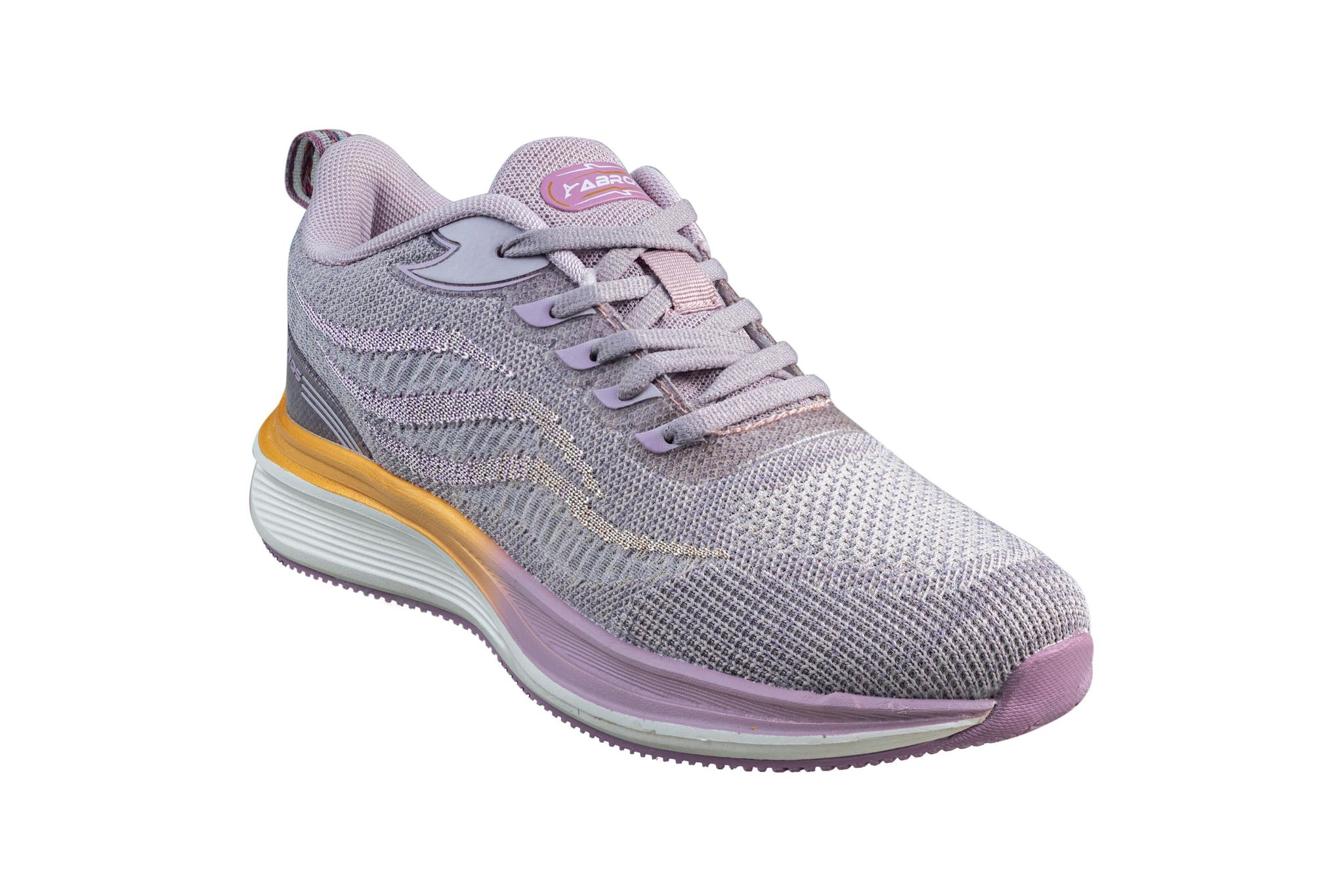 Abros Ladies Mauve / D. Mauve Sports Shoe-Mauve/D. Mauve / 6