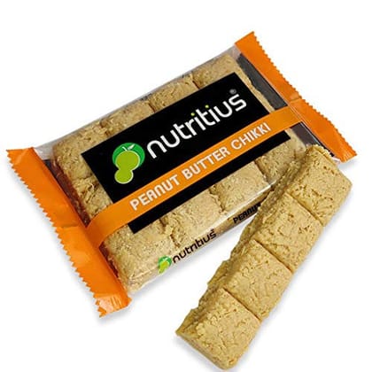 Nutritius Peanut Butter Chikki, 125 gm