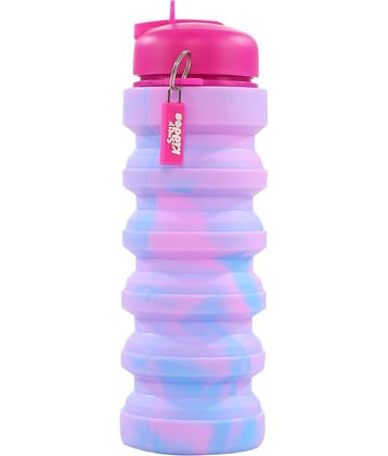 Smily Kiddos Silicone Expandable Bottle - Magenta