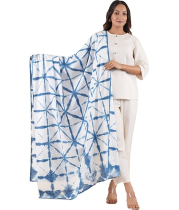 Style 98 Cotton Women Dupatta ( White , Pack of 1 )