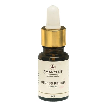 Amaryllis Stress Relief Botanical Oil Blend (10ml) | Lavender & Clary Sage | Anxiety Relief & Calming