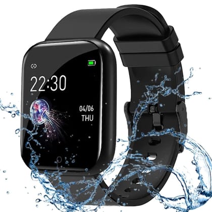 MARVIK Smart Watch for Kids, Men, Boys, Girls, and Women, D20 Plus 2025, Latest for Android and iOS Phones, IP68 Waterproof with Daily Activity Tracker, Heart Rate Sensor, Sleep Monitor Watch - Black Black / Standard