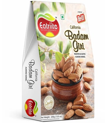 Eatriite California Badam Giri (Roasted & Salted Almond Kernel)(200 g)