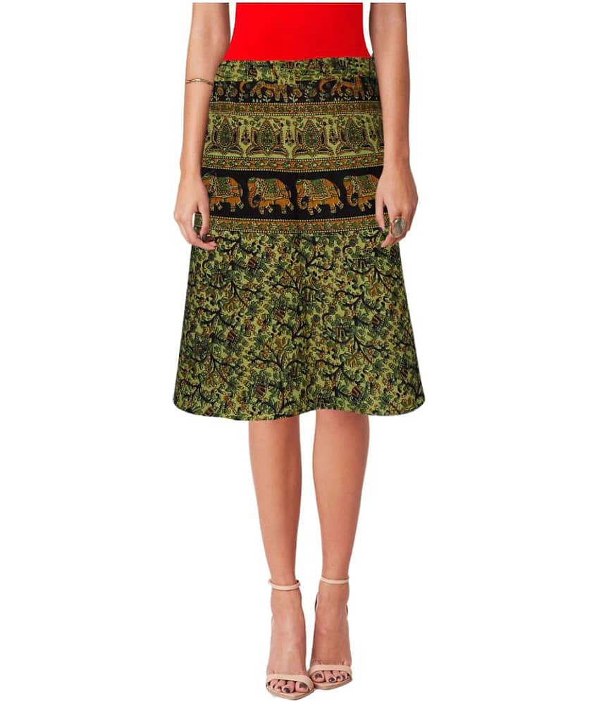 Sttoffa Cotton Wrap Skirt