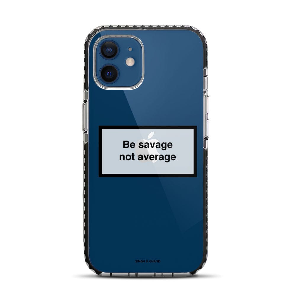 Be savage not average iPhone 12 Stride Phone Case-Stride