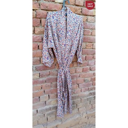 Kimono Bath Robes/ Night Suit - rayon pink