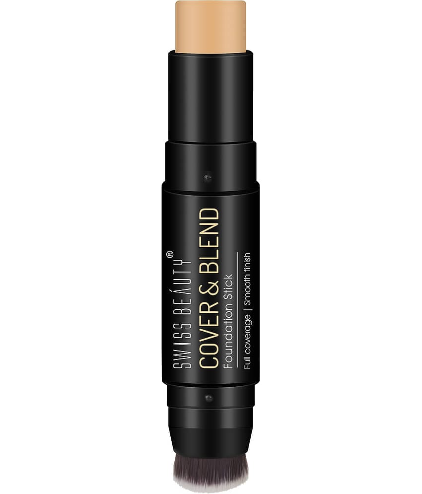 Swiss Beauty Cover & Blend Foundation Stick (Fair Buff, 12g)