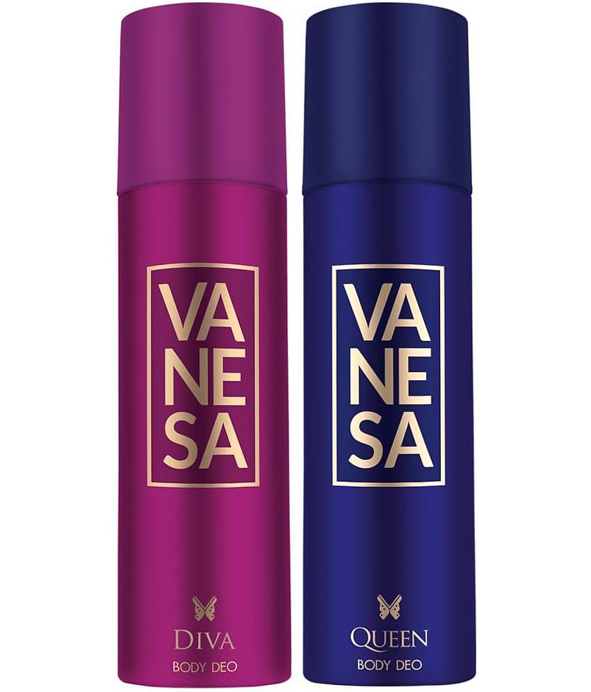 Vanesa Diva,Queen Deodorant Spray For Women 150Ml Each (Pack Of 2)