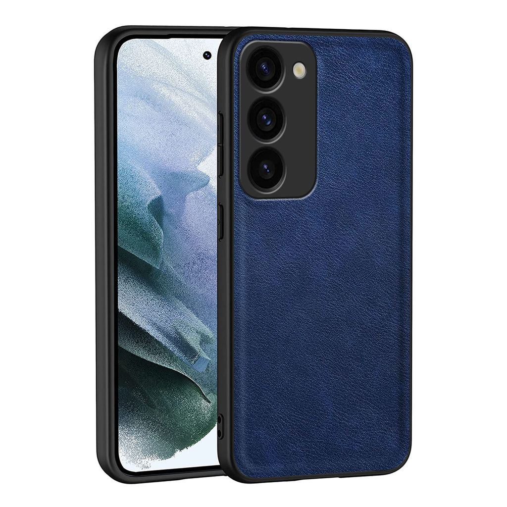 LIRAMARK PU Leather Flexible Back Cover Case Designed for Samsung Galaxy S23 Plus (6.6 inch)