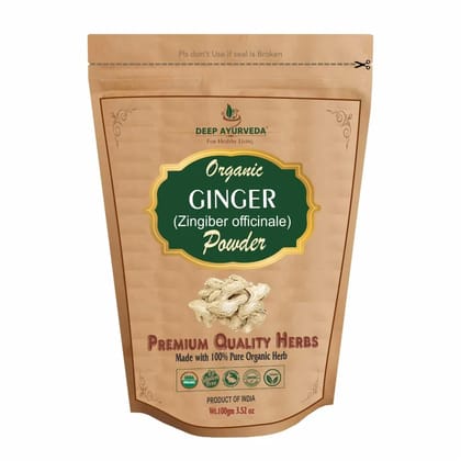 Organic Ginger Powder (Zingiber officinale) - Supports Digestion, Immunity & Anti-Inflammatory Benefits