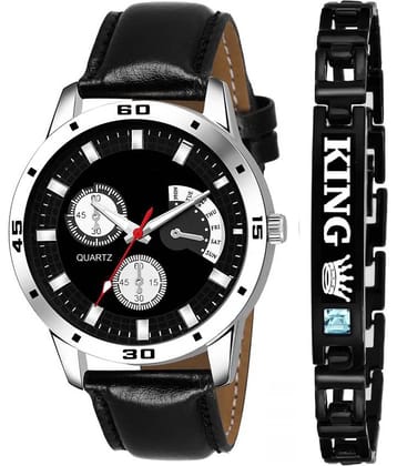 Shivark Brown PU Analog Men's Watch