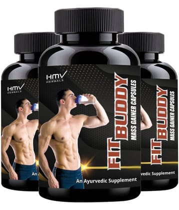 Hmv Herbals Fit Buddy Herbal Body Growth Capsule 90 No.S Pack of 3