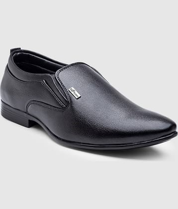Action - Black Men's Slip On Formal Shoes