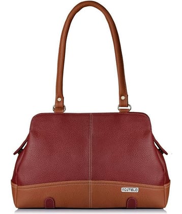 Fostelo Shoulder Bag P.U. Set of 1 ( Maroon )