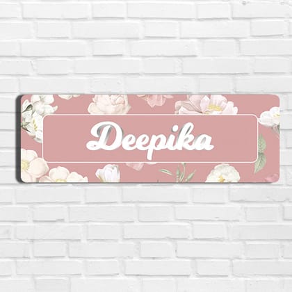 Petalia Name Plate - Petite-Blush