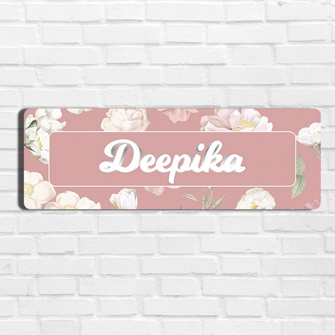 Petalia Name Plate - Petite-Blush