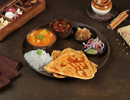 Paneer Makhani Thali Meal