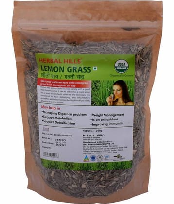Herbal Hills Lemongrass Raw Herbs 200 Gm Pack of 1