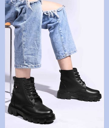 JM Looks Black Women's Ankle Length Boots