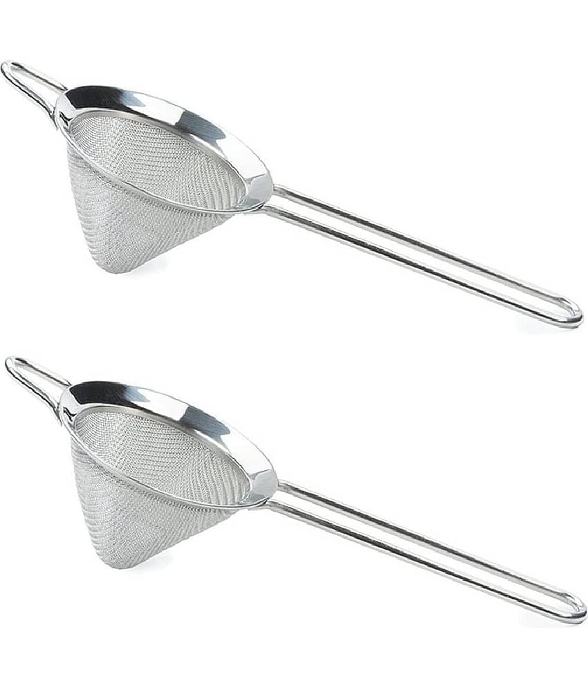 Dynore Steel Silver Strainers 2 Pc