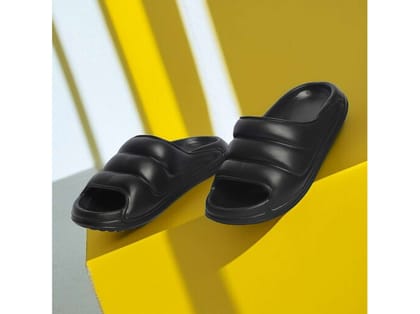 FEEL TIME Clogs for Men | Classic Casual Clogs for Boys - Black - UK 6