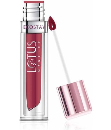 Lotus Make,Up Ecostay Matte Lip Lacquer Royal Rose EL14 .4g