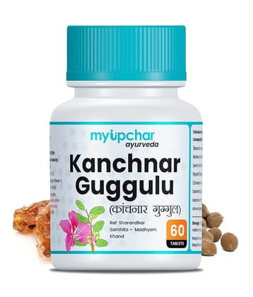 myupchar ayurveda Kanchnar Guggulu Tablets for Thyroid || Hormonal Balance For Women|| 60 Tablets