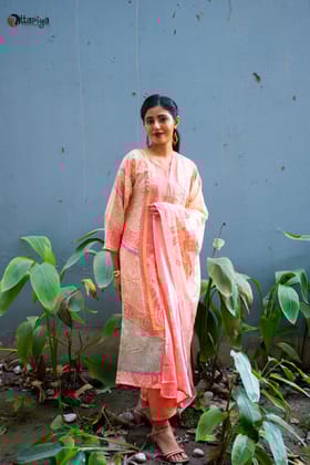 Peach Rose Pashmiina Suit Set-s